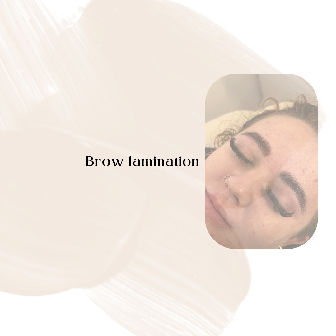 Brow Lamination in house
