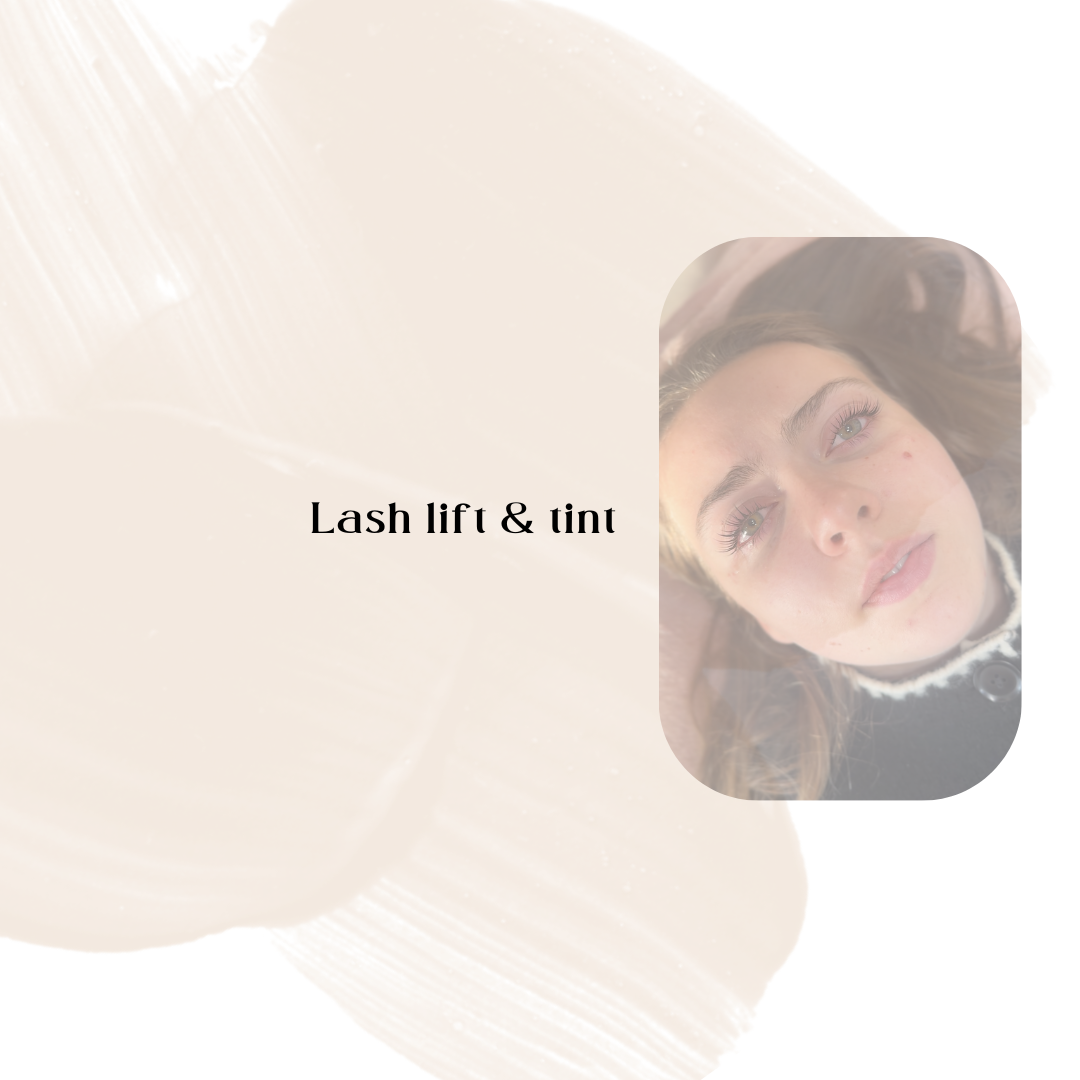 Lash Lift & Tint in house