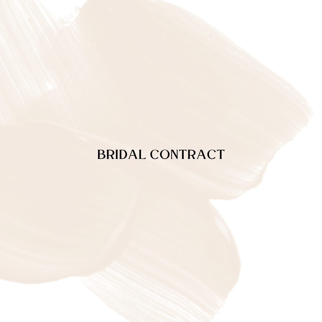 Bridal Contract editable manual