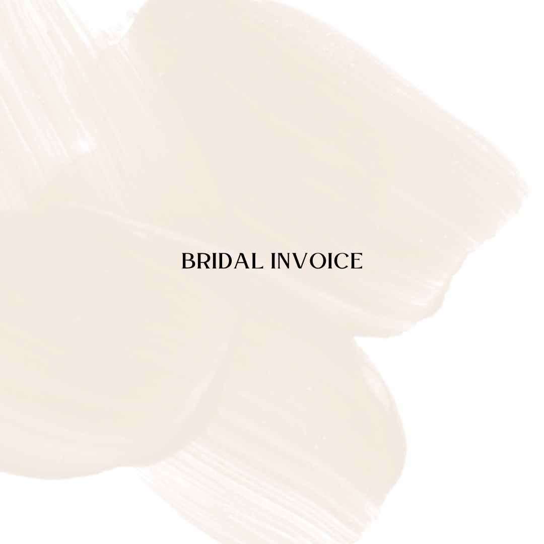 Bridal invoice editable